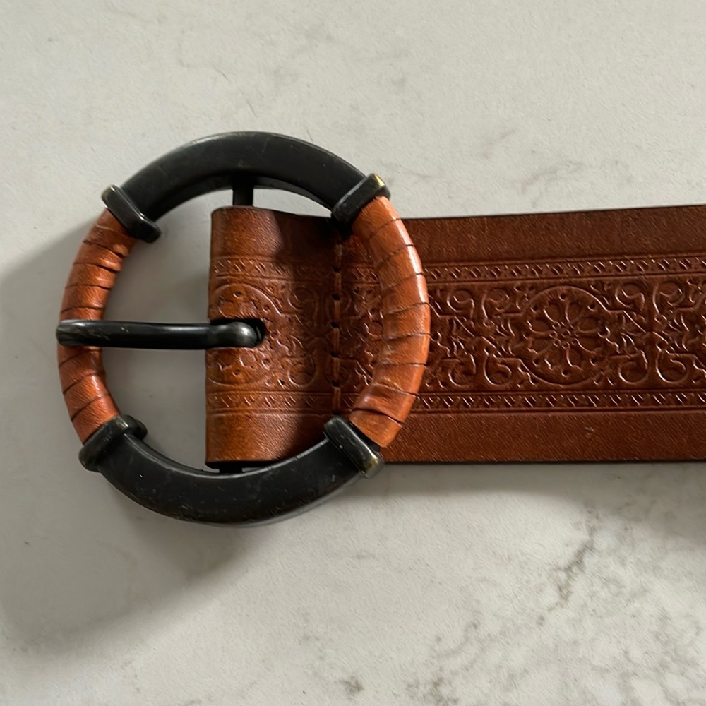 200. Levi Strauss Leather Boho Belt Small